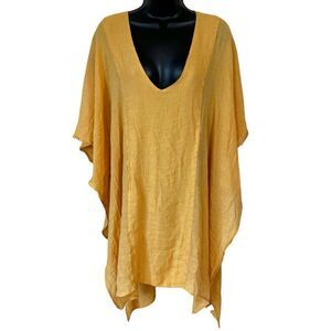 Umgee Ochre V-Neck Caftan Tunic